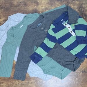 Baby Boy Long Sleeve Onesies